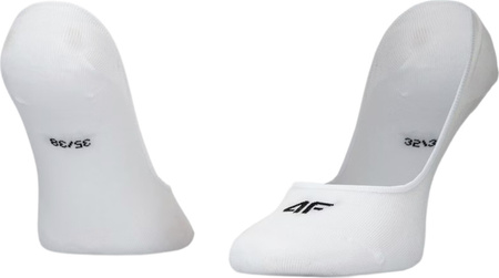 Skarpety damskie 4F F472 2 pak białe 4FWMM00USOCF472 10S