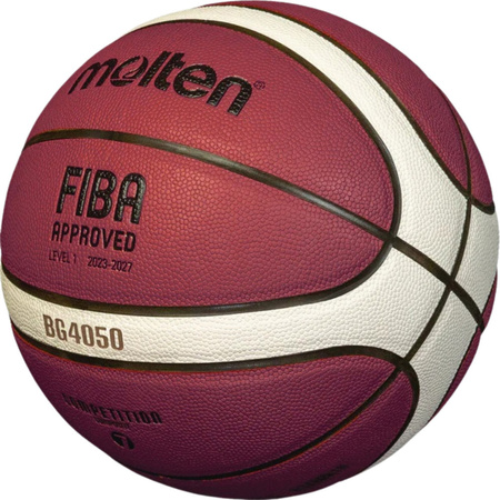 Piłka do koszykówki koszykowa Molten FIBA brązowa B5G4050
