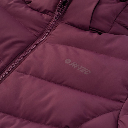 Damska kurtka puchowa z kapturem ocieplana zimowa pikowana Hi-tec Lady Varmi rozmiar XL