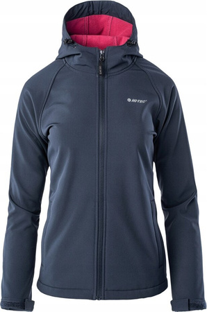 Damska kurtka przejściowa softshell Hi-Tec Lady Neti membrana 8000mm granatowa rozmiar S