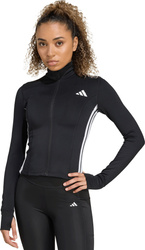 Bluza damska adidas Workout Essentials 3-Stripes Zip Through czarna KB7843