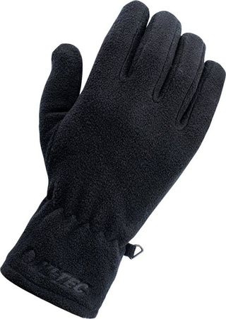 Męskie rękawiczki zimowe Hi-Tec Salmo polarowe czarne rozmiar L/XL