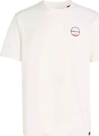 Męska koszulka z krótkim rękawem O'neill JACK O'NEILL BACKPRINT T-SHIRT snow white rozmiar M