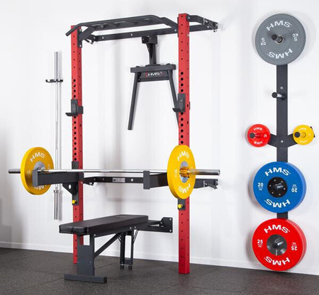 Klatka treningowa składana red HMS klt22 wielofunkcyjna