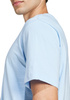 Koszulka męska adidas Essentials Small Logo Single Jersey błękitna JF1101