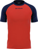 Koszulka Givova Capo MC czerwono-granatowa MAC03 1204
