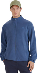 Polar męski bluza polarowa 4F M320 denim 4FWSS25TFLEM320 32S