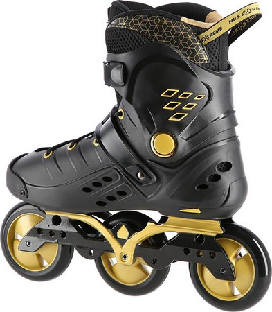 Łyżworolki slalomowe Nils Extreme NA20006 czarno-złoty rozmiar 38