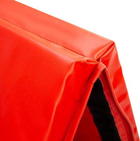 Materac gimnastyczny składany HMS Premium MGS01 2400x1200 mm czerwony