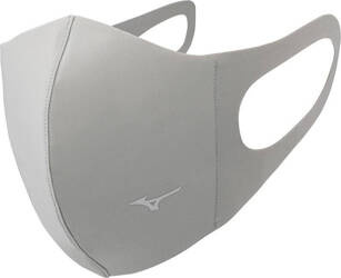 Maseczka sportowa Mizuno Face Cover J2GW055M03 srebrna