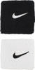 Frotki na rękę Nike Swoosh Wristbands 2 szt. biało-czarne N1012405036OS