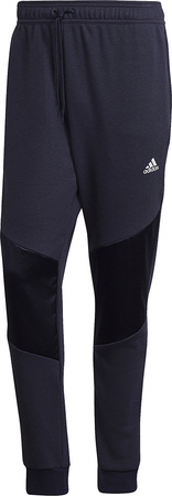 Dres męski adidas Satin French Terry Track Suit granatowy HI5396