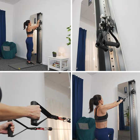 Brama przyścienna treningowa pneumatyczna commercial HMS bsp301