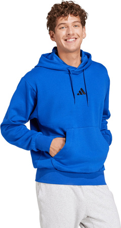 Bluza męska adidas Essentials Feelcozy Fleece niebieska JE3800