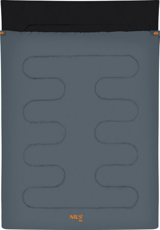 Śpiwór turystyczny kempingowy dwuosobowy Nils Camp wymiary 220 x 150 cm