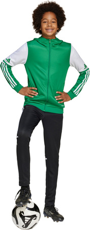 Bluza dla dzieci adidas Squadra 25 Hoody zielono-biała JP3163