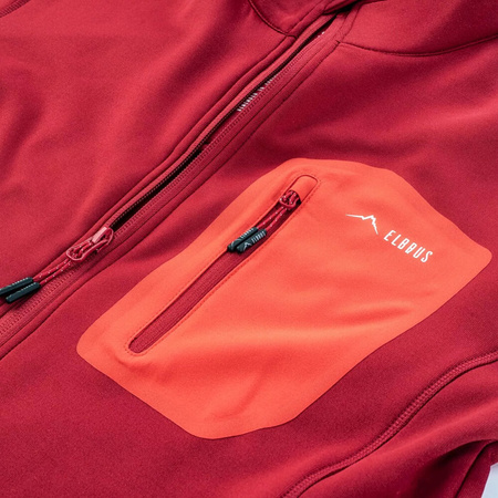 Męska bluza Elbrus EMINO POLARTEC chili pepper/flame scarlet rozmiar xxl