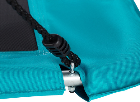 Bocianie gniazdo huśtawka Nils Camp NB5043 turkusowe 150 × 80 cm