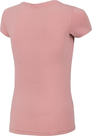 Koszulka damska 4F jasnoróżowa H4L22 TSD350 56S