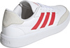 Buty męskie adidas Courtblock biało-czerwone JP5342