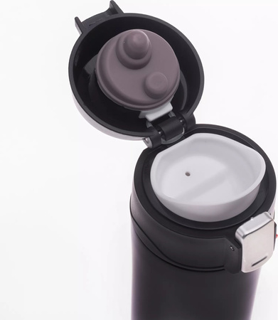 Kubek terminczny turystyczny Martes Kafa czarny 420 ml