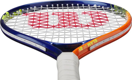 Rakieta do tenisa ziemnego Wilson Slam JR 21 Boys TNS RKT 3 1/2'' granatowo-pomarańczowa WR172010U