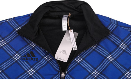 Bluza męska adidas Tiro Track czarno-niebieska HN5513