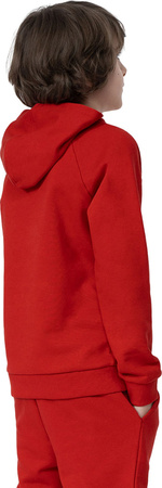 Bluza dla chłopca 4F czerwona 4FJSS23TSWSM220 62S