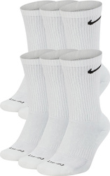 Skarpety Nike Everyday Plus Cush 6 par białe SX6897 100