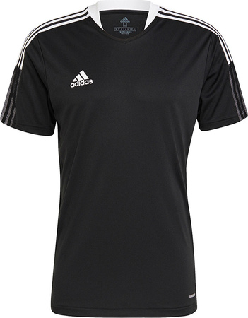 Koszulka męska adidas Tiro 21 Training Jersey czarna GM7586