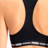 Stanik sportowy damski Puma Racer Back Top 1P Hang czarny 907862 04