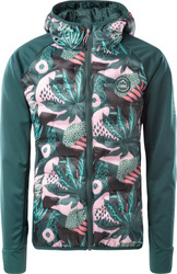 Dziecięca kurtka przejściowa softshell z ociepleniem pikowana Elbrus Emini Tg zielona rozmiar 152