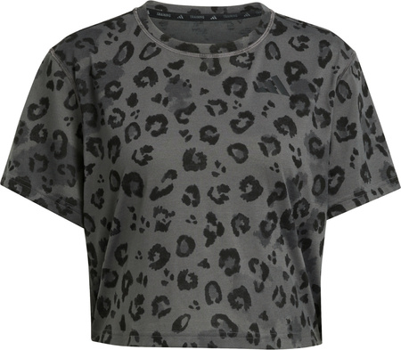 Koszulka damska adidas Workout Essentials szara JN2646