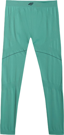 Spodnie termoaktywne męskie 4F M234 morska zieleń 4FWAW25USEAM234 46S