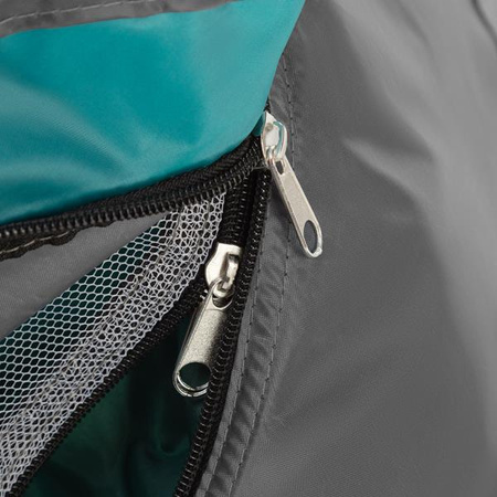 Namiot kempingowy turystyczny samorozkładający Nils camp NC3743 szaro-turkusowy 220x120x95cm