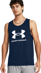 Koszulka męska Under Armour Sportstyle Logo Tank granatowa 1382883 408