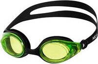 Okularki pływackie dziecięce Nils aqua nqg600af czarno-zielone