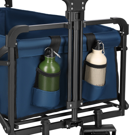 Wózek turystyczny plażowy transportowy kempingowy składany z daszkiem Nils Camp NC2605 120 L