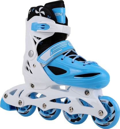 Łyżworolki łyżwy wrotki wrotko-rolki Enero 4w1 Enero Runner niebieskie 1007205-1007212-1007229