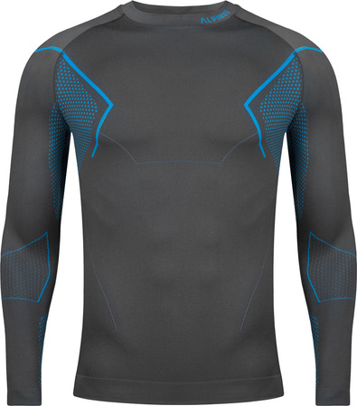 Bluza termoaktywna męska Alpinus Active Base Layer szara GT43860