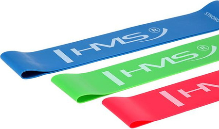 Zestaw gum do ćwiczeń Hms GU04 slim set