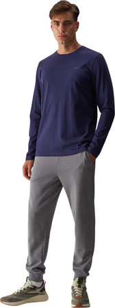 Koszulka męska Longsleeve 4F M375 granatowa 4FWMM00TLONM375 31S