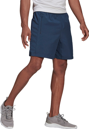 Spodenki treningowe krótkie męskie adidas Aeroready Designed 2 Move Woven Sport Shorts granatowe GT8162