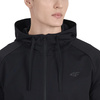 Bluza męska 4F FNK M654 czarna 4FWMM00TFSWM654 20S