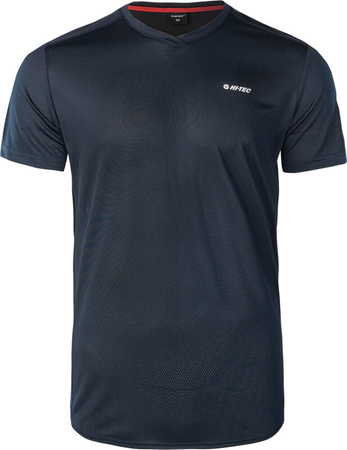 Męska koszulka treningowa z krótkim rękawem Hi-tec Hicti granatowa rozmiar S