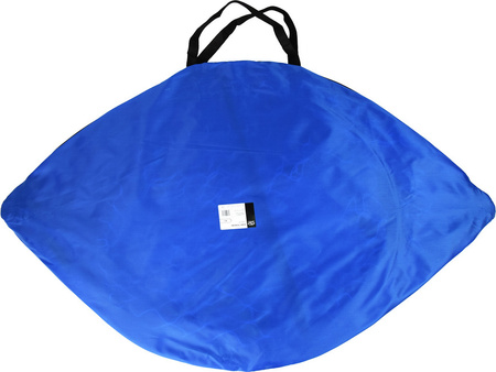 Bramka piłkarska treningowa samorozkładająca pop-up SMJ Sport niebieska 183x104x104 cm