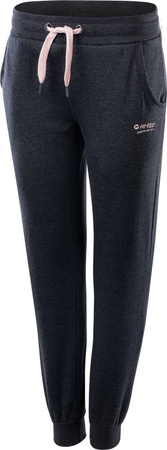 Damskie spodnie dresowe joggery Hi-tec Lady Melian bawełniane szare rozmiar S