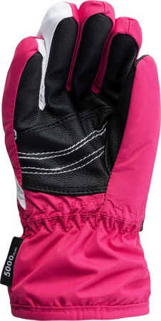 Dziecięce rękawice Brugi 3ZCF różowe rozmiar 122/128