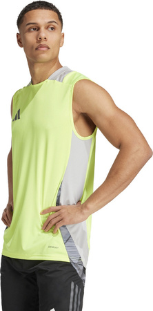 Koszulka męska adidas Tiro 24 Competition Training Sleeveless Jersey limonkowa IR5478