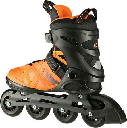 Łyżworolki Nils Extreme NA14112 czarno-pomarańczowy rozmiar 43